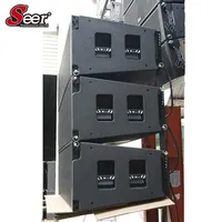 Enceinte de sonorisation professionnelle Seer Audio W-12 double 12 pouces trois voies pour concerts en extérieur
