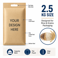 Sac en papier kraft blanc HONPAK de luxe, écologique, 100 g/m², avec poignées, pour emporter café et nourriture, sacs bruns avec logo imprimé