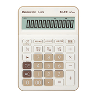 Calculatrice de bureau COMIX, fournitures de bureau, calculatrice informatique, calculatrice de bureau, alimentée par piles