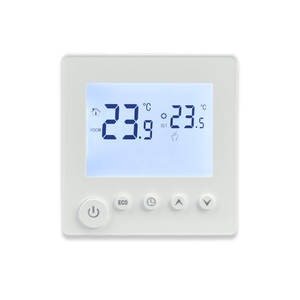 Chauffage au sol électrique à eau TRV Thermostat de pièce Thermostat numérique à affichage LCD Thermostat intelligent mural - Product Image 5