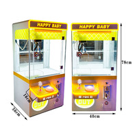 Mini jeu d'arcade personnalisé à 1 joueur en métal à pièces Petit jouet Machine à griffes de grue pour enfants Machine à poupées de divertissement