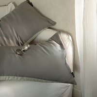 Ensemble de literie en lyocell antibactérien et écologique, fibres naturelles saines, ensemble de housse de couette et de draps 4 pièces pour la maison, l'hôtel et la chambre à coucher