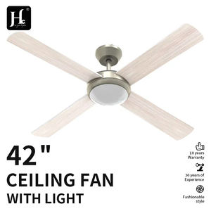 Best White Bldc 4 <b>Leaf</b> High Speed Fan 52 Inch Remote Control Ceiling Fans No <b>Light</b> for Hospitals - Product Image 2