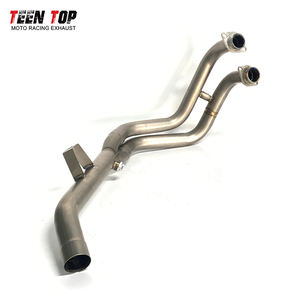 Sistema de escape para motocicleta TEENTOP 2019 + Adventurer para Yamaha <span class=keywords><strong>Tenere</strong></span> 700, tubo de escape de titanio, codo de escape delantero de 43mm - Product Image 6