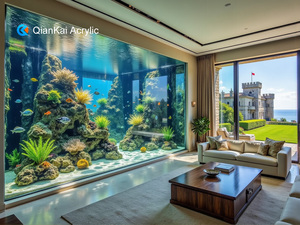 Personnalisé moderne Super grand aquarium en acrylique Villa <span class=keywords><strong>Oceanarium</strong></span> Design avec boîte d'emballage - Product Image 3