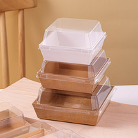 Boîte à sandwichs personnalisée, boîte à gâteaux gonflables, rouleau suisse, boîtes Blister Kraft avec couvercle