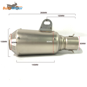Escape para Moto Deportiva, Silenciador de Acero Inoxidable con Sonido Fuerte, Varias Opciones de Color - Product Image 6
