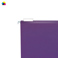 Taille légale violet clair 11pt papier suspendu dossier 25 pièces/boîte 1/5 coupe onglet réglable Suspension école papeterie faite PP