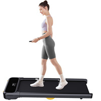 Tapis de marche minimaliste sans accoudoirs, tapis de course plat sous le bureau, électrique, silencieux, télécommande, fin, portable, machine de course à domicile