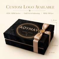 Coffret Cadeau Ramadan Style Arabe de Luxe, Emballage Personnalisé d'Usine, Ensemble d'Emballage Géométrique Gaufré, Coran, Cosmétiques Islamiques