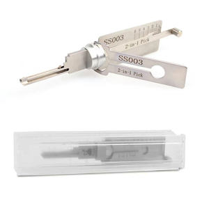 Lishi <span class=keywords><strong>2</strong></span> in 1 SS001 SS002R R52 KW1 KW5 SC1 SC4 SC20 M1/MS2 AM5 R52L OLIVERドア用ロックスミス工具 - Product Image 5