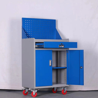 Chariot d'atelier durable pour outils avec armoire en acier SPCC, capacité de charge de 200 kg, taille personnalisable OEM pour mécaniciens