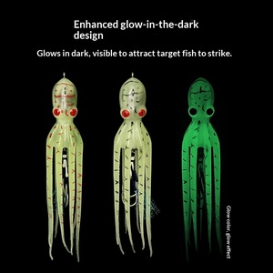 เหยื่อปลอมรูปปลาหมึกแบบมีหัวตะกั่ว วัสดุ TPE คุณภาพสูง สำหรับตก<span class=keywords><strong>ปลา</strong></span>ทะเล <span class=keywords><strong>ปลา</strong></span>ทะเลน้ำเค็ม <span class=keywords><strong>ปลา</strong></span>ทะเลขนาดใหญ่ บรรจุกล่อง - Product Image 5