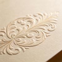 Cartes d'invitation de mariage personnalisées de luxe classiques gaufrées en gros avec impression numérique sur papier offset pour mariages élégants