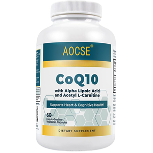 OEM/ODM R-Lipoïnezuur (Na) 200mg + Co-enzym <span class=keywords><strong>Q10</strong></span> <span class=keywords><strong>100mg</strong></span> <span class=keywords><strong>capsules</strong></span>, 5x hogere opname, Halal gecertificeerd, 60/120 pillen/fles - Product Image 1