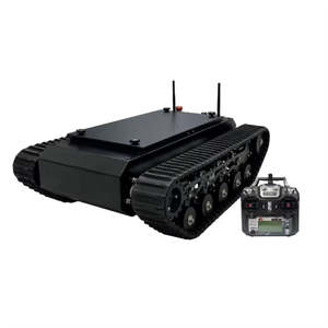 Factory Price Smart Remote Control Steel and Rubber Track Chassis Linear Robots' Crawler Tracked Chassis - Product Image 3
