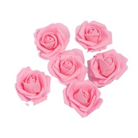 Cabeza de Rosa Artificial, 5 Capas, Flores Secas, 6-7 cm de Diámetro, Bola de Flores Artificiales, Modelo Chino A-26, Venta al por Mayor
