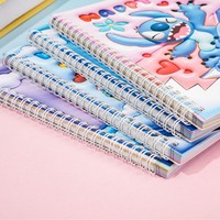 Nouveau carnet à spirale A5 haut de gamme, carnet à spirale pour étudiants avec pages couleur et design élégant