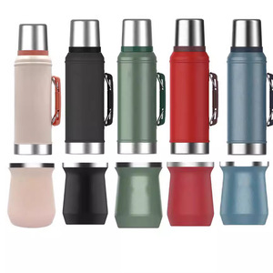 Nuevo Set de Viaje 304 que Incluye Tazas de <span class=keywords><strong>Mate</strong></span> Argentino, Botella de Agua Deportiva de Acero Inoxidable y Vaso Térmico de Doble Capa - Product Image 4