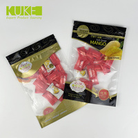 Sac en plastique pour aliments surgelés avec logo personnalisé Sac d'emballage en plastique scellé sur 3 côtés pour aliments surgelés