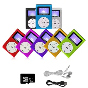 Musik-Player Mini tragbare Metall MP3 LCD-Display mit 8GB TF-Karte Fabrik Großhandel
