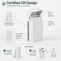 Boîte en carton personnalisée de conception nouvelle UKETA, emballage standardisé pour cigarettes, étui à cigarettes, emballage en papier, boîte résistante aux enfants