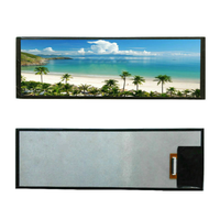 Écran LCD barre de 7,84 pouces 400x1280, interface MIPI 40 broches, écran tactile capacitif noir, application automobile/rétroviseur 600