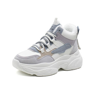 Wholesale Women's Plush Casual Sports Shoes New Fashion Autumn Winter Walking Comfortable Warm Shoes Walking Style <b>Sneakers</b> - Product Image 2