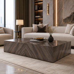 Elegance Brown Marble Look Sintered Stone Slab Polished Marble Look Porcelain Tile 1600 x 3200 x 12 mm for <b>Wall</b> - Product Image 5