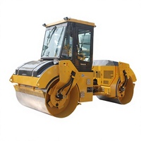 Rouleau compacteur vibrant à double tambour SR13D en promotion avec force d'excitation de 150/86 kN pour le compactage de l'asphalte