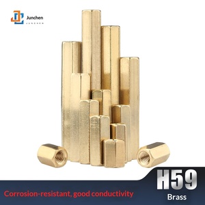 Entretoises hexagonales en laiton à double filetage M2/M3/M4/M5 et goujons à écrous avec filetages internes ; Entretoises en laiton en gros de Chine - Product Image 4