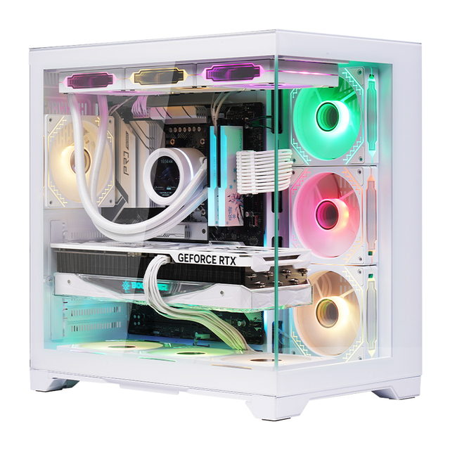 New Cool Design Computer Cases & Tower PC Cabinet ATX PC Gaming Computer Chassis Full Tower Cyborg Desktop PC Case with ARGB Fan