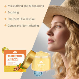 OEM علامة خاصة مرطب تبييض الوجه مضاد للشيخوخة كريم شد وتفتيح الوجه <span class=keywords><strong>Tumeric</strong></span> - Product Image 5