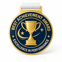 Médailles de basket-ball personnalisées de qualité supérieure avec logo, médailles d'or pour récompenses sportives, fournisseur de trophées et de plaques de qualité