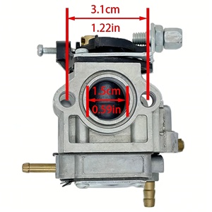 Carburateur en aluminium de 15 mm pour souffleuse à neige à essence Ryobi RBCGM25 EB8500, nouvelles <span class=keywords><strong>pièces</strong></span> de rechange pour souffleuse à neige - Product Image 1