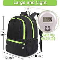 Nouveau sac à dos de grande capacité avec entrepôt de balles indépendant pour le basket-ball et le football, sac d'entraînement sportif multifonctionnel