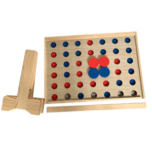 <strong>Large</strong> Wooden Jumbo <strong>Connect</strong> <strong>4</strong> in Row <strong>Connect</strong> Lawn Party Back Yard Games Outdoor - Product Image 4