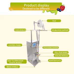 Máquina de Sellado y Envasado para Pequeñas Empresas, Máquina Automática para Llenar Bolsas y Sobres de Líquido, Jugo y Helado - Product Image 5