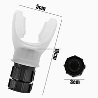 Venta directa de fábrica, entrenador respiratorio, silicona pura, resistencia ajustable, pulmones, ejercitador de respiración, mejora