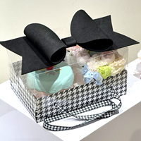 Boîte cadeau de Noël et de Thanksgiving, boîte cadeau pour gâteau avec fruits et fleurs, emballage pour desserts, boîte cadeau pour la fête des mères