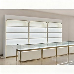 Présentoir à bijoux vitrine comptoir en <span class=keywords><strong>verre</strong></span> armoire pour magasin de détail boutique de luxe - Product Image 2