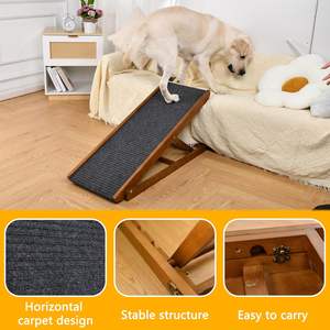 3 Treden Opvouwbare Hondentrap Opvouwbare Hondentrap Met 3 Opbergdozen Voor Hoge Bedbank Opbergstapje Voor Huisdieren Stapper Veiligheidsladder - Product Image 5