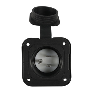 Rv Power <b>Socket</b> 15Amp 5-15P Flush Mount With Waterproof Cover And <b>Screws</b> For Outdoor Use - Product Image 2