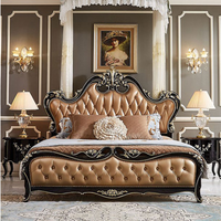 Ensemble de meubles de chambre à coucher sur mesure de style européen, lit double, lit king-size, lit de princesse, lit de mariage