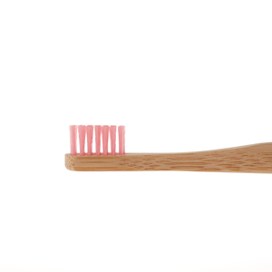 Brosse à dents sans BPA, produits en bambou, logo personnalisé, brosse à dents jetable à manche rond pour enfants, brosse en bambou pour dentiste - Product Image 6