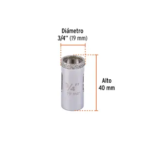 BOX 4 Foret diamanté 3/4" à bord continu, TRUPER - Product Image 2