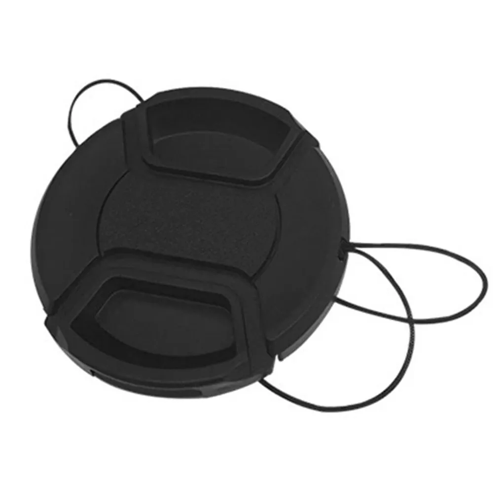 49 52 55 58 62 67 72 77 82 mm center pinch Snap-on cap cover Lens Cap for all DSLR Lens