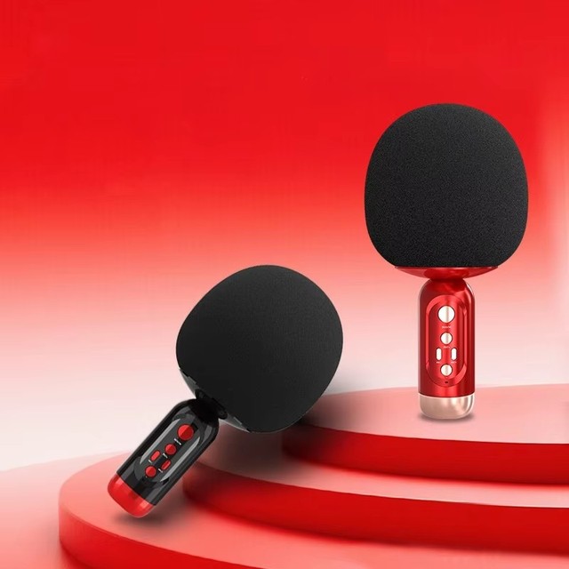 Newly-released Wireless Microphone Speaker Integrated Mushroom Head Audio Device for Singing Manufacturer Wholesale