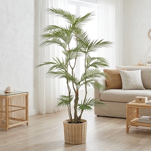 OH ARTS <span class=keywords><strong>Palma</strong></span> Areca Artificiale Real Touch da 1,5 m, Resistente ai Raggi UV, in Seta di Lusso, per Decorazioni Tropicali di Hotel, Vendita all'Ingrosso - Product Image 1