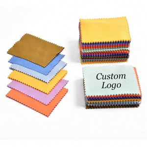 Vente flash - Lingettes de nettoyage pour lunettes en microfibre avec logo personnalisé OEM, lingettes de haute qualité et durables pour lunettes, pour cadeaux promotionnels - Product Image 2